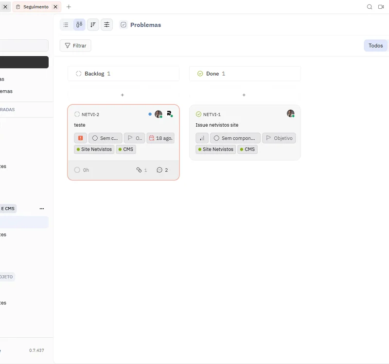 Exemplo de interface 16