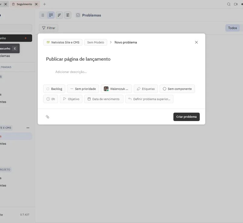 Exemplo de interface 6